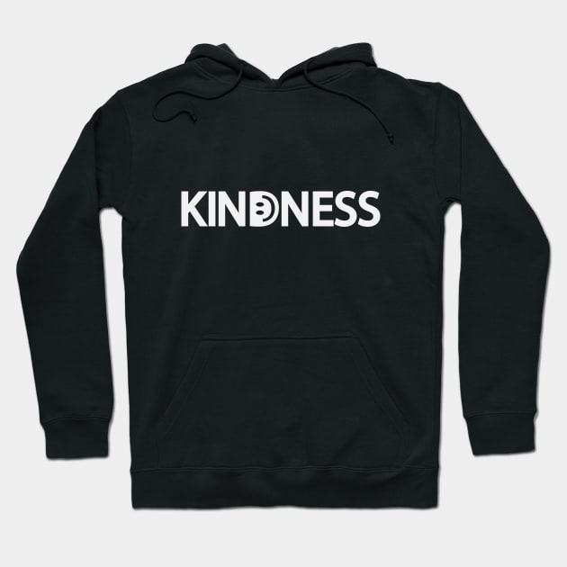 Kindness artistic text design Hoodie by BL4CK&WH1TE 